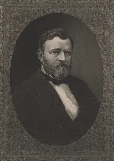 Lcgr1901: Ulysses S. Grant in portrait engraving by