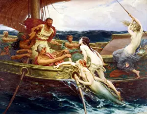 Draper: Ulysses and the Sirens, Herbert James Draper, 1909