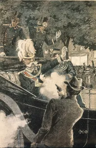Coachs: Umberto I of Italy. Murder in 1900