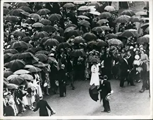 Curtailed: Umbrellas at Royal Garden Party