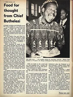 Inkatha: Umntwana, The Royal Child Speaks Over A Plate