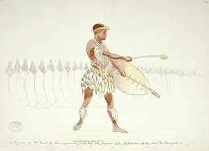 Inhabitant: Umtigaan at the head of his regiment