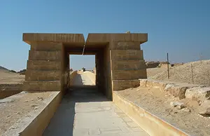 Link: Unas Avenue. Saqqara. Egypt
