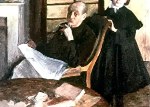 Niece: Uncle and Niece Artist: Edgar Degas