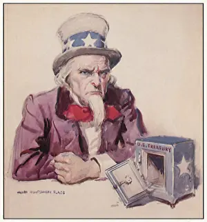 Flagg: Uncle Sam Cries Poor