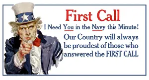 Advice: Uncle Sam vintage war poster
