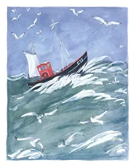 Elspeth: Uncle Sylvester at Sea by Elspeth O'Neill