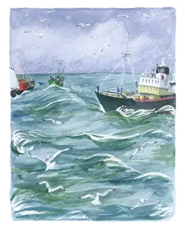 Elspeth: Uncle Sylvester at Sea by Elspeth O'Neill