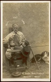 Placidly: UNCLE T COBLEY & DOG