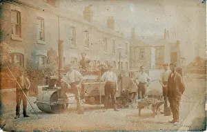 Uncommon: Uncommon Council Steam Roller at Roadworks