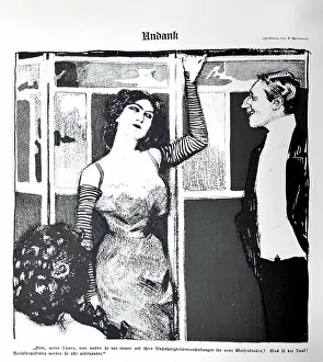 Colorated: Undank - Ingratitude by Ernst Heilemann, 1901