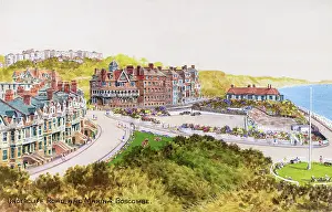 Undercliff: Undercliff Road and Marina, Boscombe, Dorset
