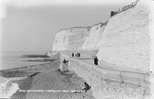 Chalk: Undercliff Walk in Rottingdean