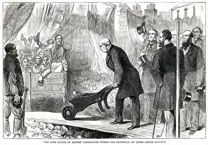Commencing: Underground railway construction, Lord Mayor of London 1881