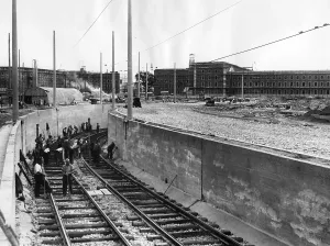 Attending: Underground railway in Nuremberg, 1938