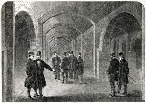 Drainage: Underground Reservoir at Crossness 1865