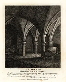 Christs: Underground vaults in Gerard's Hall Inn, Cheapside, 1795