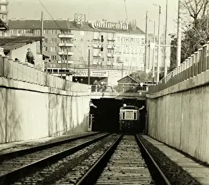 Favoriten: Underpass of the tram at Matzleinsdorfer