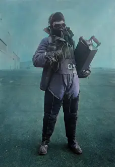 Thiscolourisedpic: UNDERWATER CAMERAMAN