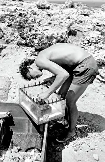 Perspex: Underwater house equipment under construction, Malta