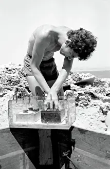 Perspex: Underwater house equipment under construction, Malta