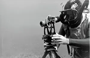 Theodolite: Underwater theodolite off the coast of Malta