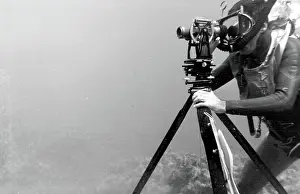 Theodolite: Underwater theodolite off the coast of Malta
