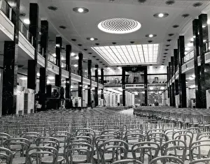 Occupies: Underwriting Room, Lloyds of London, ready for opening
