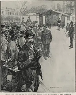 Maintain: Unemployed Men Outside West Ham Workhouse