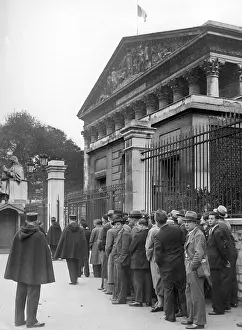 Debates: Unemployed in Paris, 1936