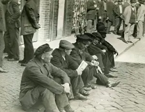 Boring: Unemployed on the road, 1930