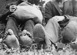Soles: Unemployed tramps, 1929
