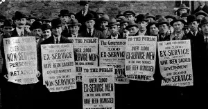 Unemployment in Britain 1920-1923. Ex-serivcemen