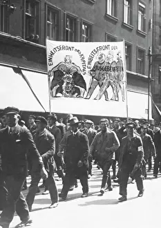 Capitalists: Unemployment demonstration of the KPD, 1930