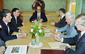 Welcomes: UNESCO director visit to Russia, 1993