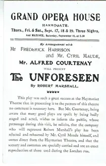 Unforeseen: The Unforeseen by Robert Marshall