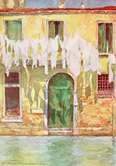 Shutter: An unfrequented canal - Venice, Italy