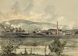 Smelter: Unidentified Industrial complex on river bank