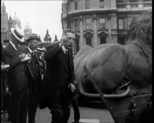 Noting: An Unidentified Man Is Speaking To the Crowd