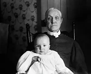 Grandparent: Unidentified turn of the century portrait of