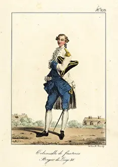 Tricorn: Uniform of a colonel of the French Infantry, mid-18th
