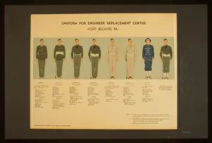 Belvoir: Uniform for engineer replacement center, Fort Belvoir, Va