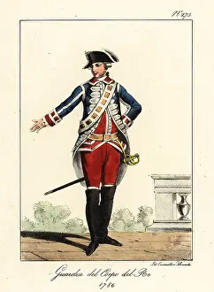 Frogging: Uniform of the Life Guards, the King of France's