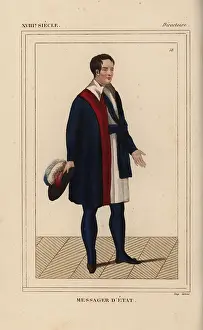 Historiques: Uniform of a messager d'etat (state messenger)
