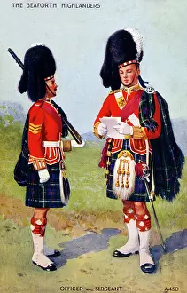 Albanys: Uniform of Officer and Sergeant of the Seaforth Highlanders