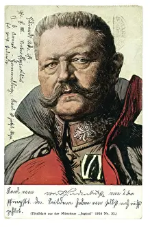 Tannenburg: Uniformed General von Hindenburg