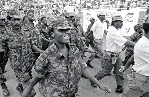 Sizwe: Uniformed soldiers of UWS and members of the SAP