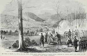 Philippi: Union battery preparing to open fire on the