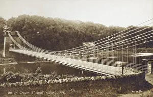 Rennie: The Union Chain Bridge, Horncliffe - Scottish Border