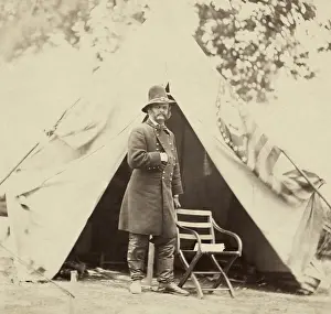 Burnside: Union General Ambrose E. Burnside photographed